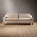 2.4m Douglas Fabric Couch - Moonstone - 1