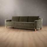 2.6m Douglas Fabric Couch - Rosemary - 2