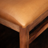 Jozi Leather Dining Chair - Blackwood - Ginger - 9
