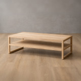 Swazi Coffee Table - Oak - 1