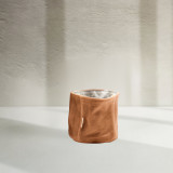 SMALL Leather Planter/Storage Baskets - Ginger - 1