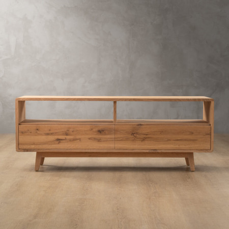 Philadelphia 2 Drawer TV Unit - Oak - 1