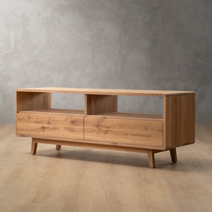 Philadelphia 2 Drawer TV Unit - Oak - 3
