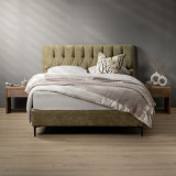 Haverlyn Caravé Bed - Queen - Olive Wave - 2