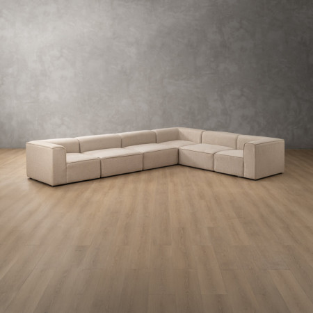 Havenwood Grand Corner Couch - Latté - 1