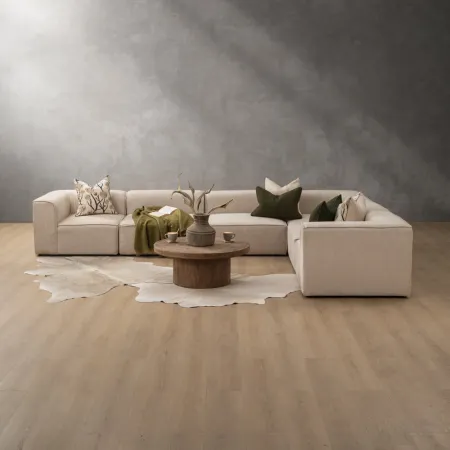 Havenwood Grand Corner Couch - Latté - 2