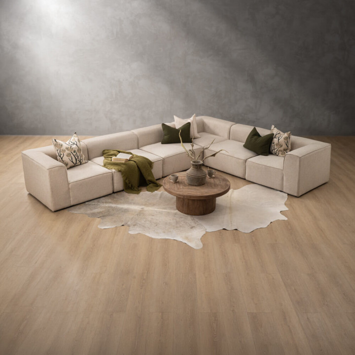 Havenwood Grand Corner Couch - Latté - 5