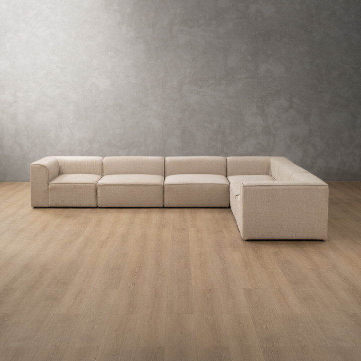 Havenwood Grand Corner Couch - Latté - 7