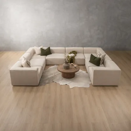 Havenwood Modular U-Shape Couch - Latté - 2