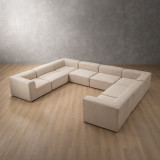 Havenwood Modular U-Shape Couch - Latté - 3