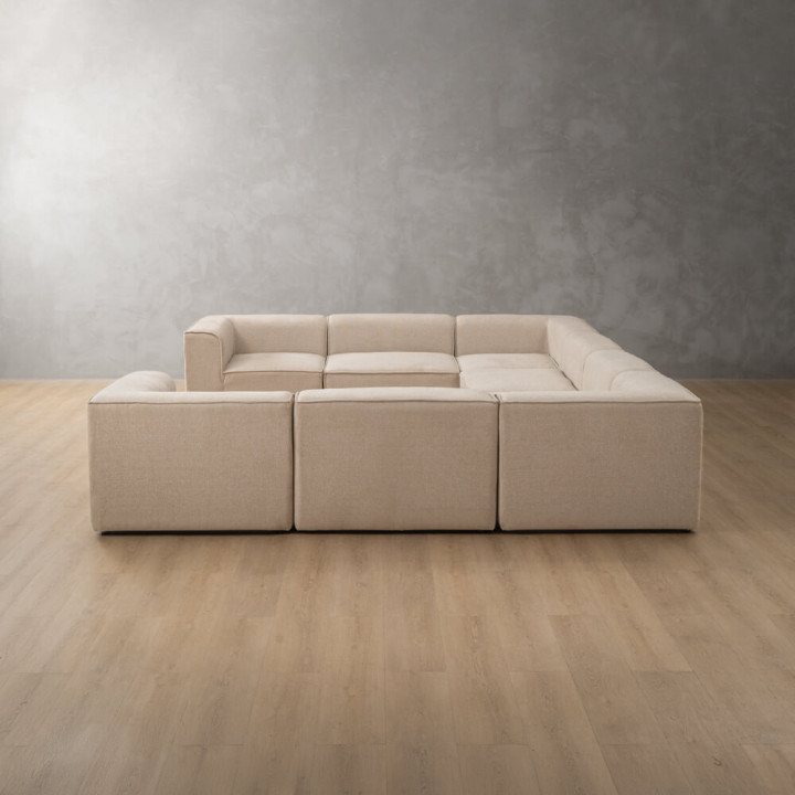 Havenwood Modular U-Shape Couch - Latté - 4