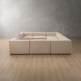 Havenwood Modular U-Shape Couch - Latté - 4