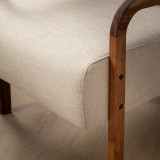 Palmiet Fabric Armchair - Blackwood - Juniper Stone - 5