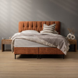 Haverlyn Carave Bed - King - Rust Wave 1