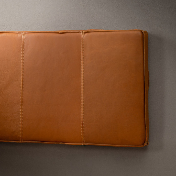 Dawncrest Montanelle Leather Bed - King XL - Tan 4
