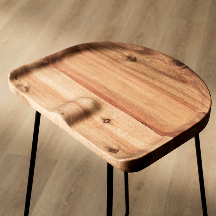 Sahara Tall Bar Stool - Blackwood 2