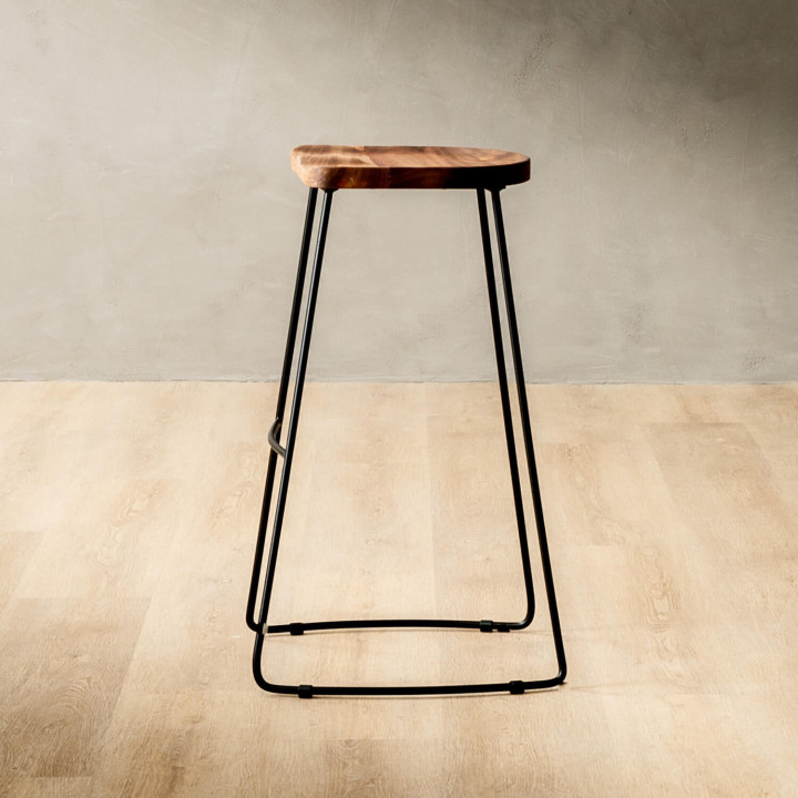 Sahara Tall Bar Stool - Blackwood 4