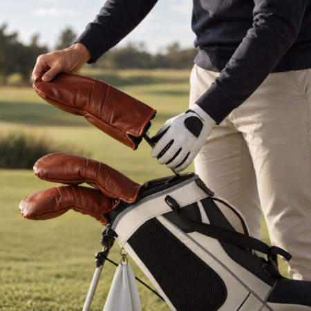 Leather Driver Headcover – Cigar 7