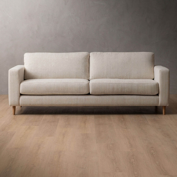 Parys 3-Seater Fabric Couch - Oats