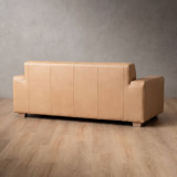 Karoo 2-Seater Leather Couch - Desert