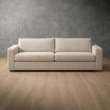 Clanwilliam 3-Seater Fabric Couch - Sea Sand