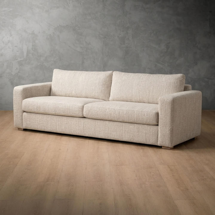 Clanwilliam 3-Seater Fabric Couch - Sea Sand 2