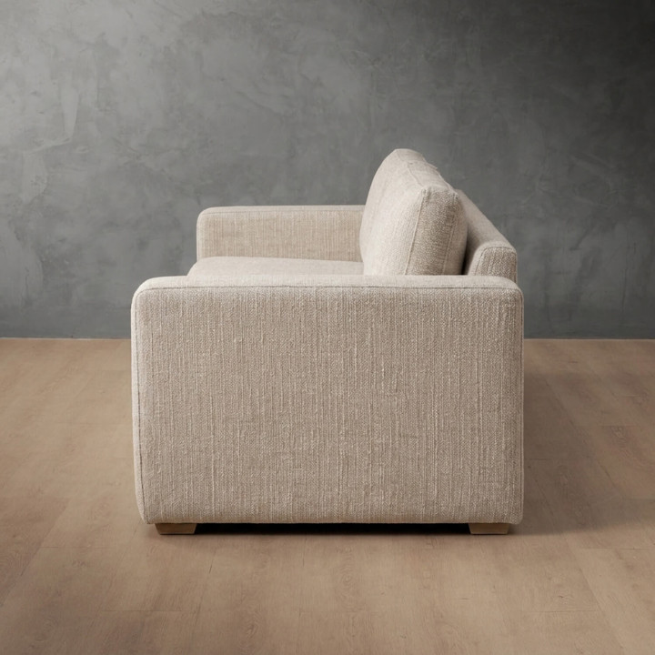 Clanwilliam 3-Seater Fabric Couch - Sea Sand