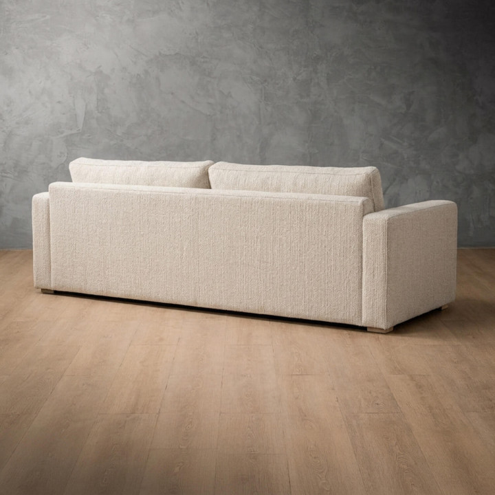 Clanwilliam 3-Seater Fabric Couch - Sea Sand