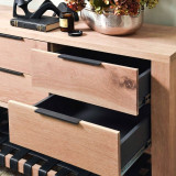 Large Klein Karoo Server - Oak - Black