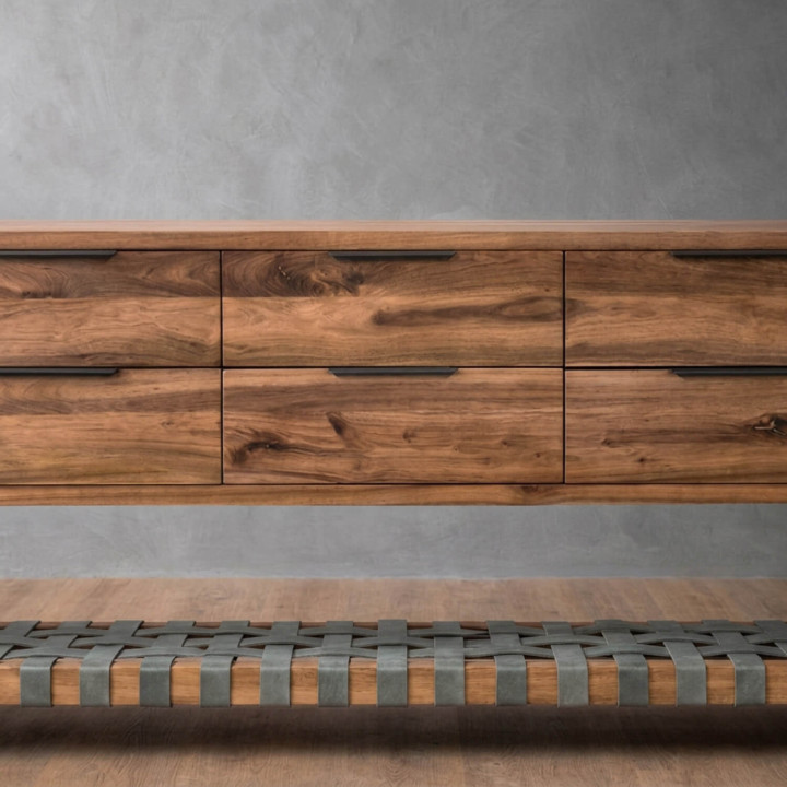 Large Klein Karoo Server - Oak - Pepper 3