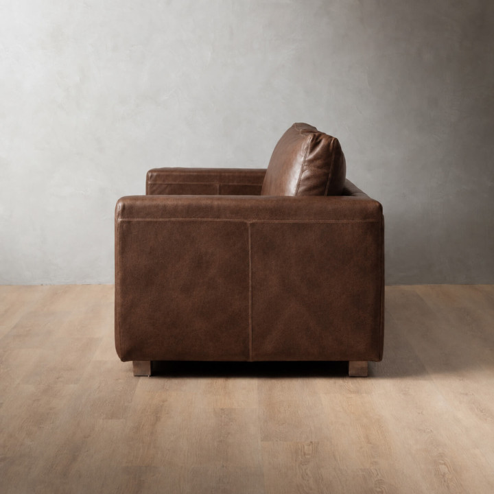 Westerman 3-Seater Leather Couch - Brown