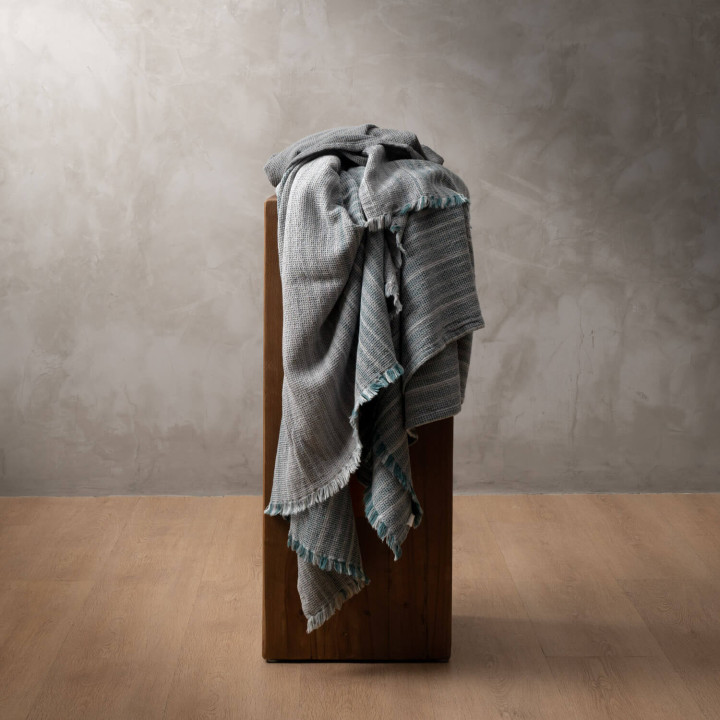 Palmae Throw - Grey