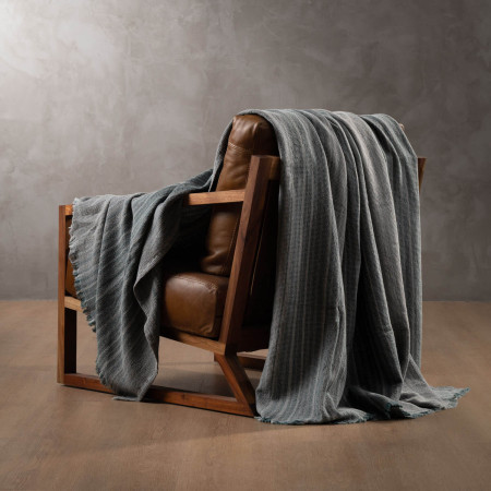 Palmae Throw - Grey