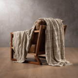 Valeria Throw - Ivory & Stone