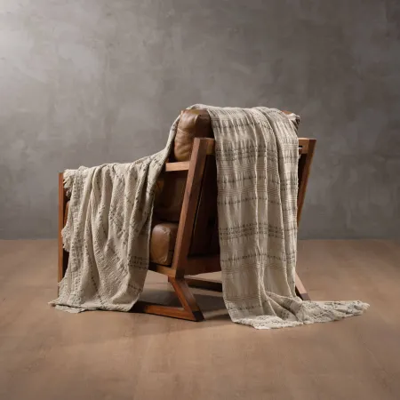 Valeria Throw - Ivory & Sage