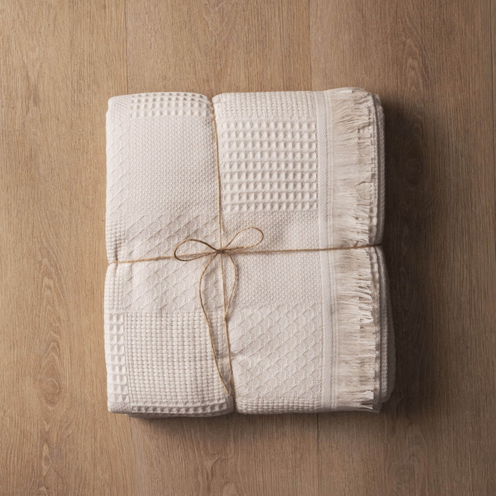 Theresa Throw - Ivory 1
