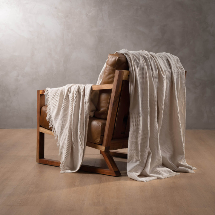 Theresa Throw - Ivory