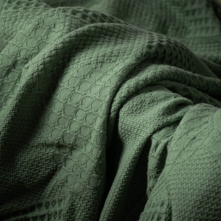 Theresa Throw - Moss Green