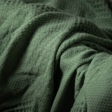 Theresa Throw - Moss Green
