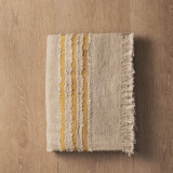 Marisol Throw - Stone & Mustard 1