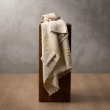 Marisol Throw - Stone & Mustard