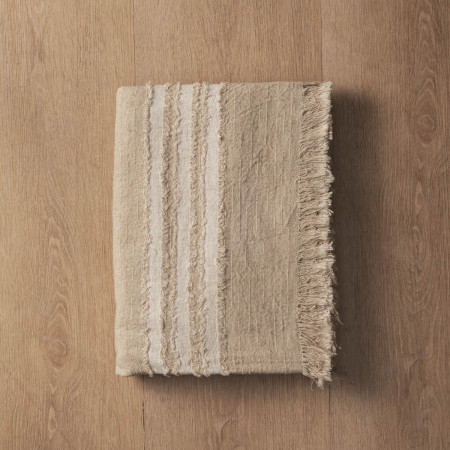 Marisol Throw - Stone & White