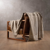 Marisol Throw - Stone & White