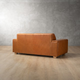 Karoo Leather Sleeper Couch - Ginger - 9