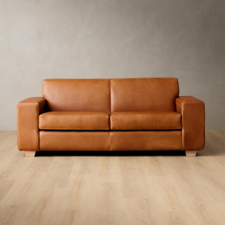 Demo - Karoo 2-Seater Leather Couch - Ginger