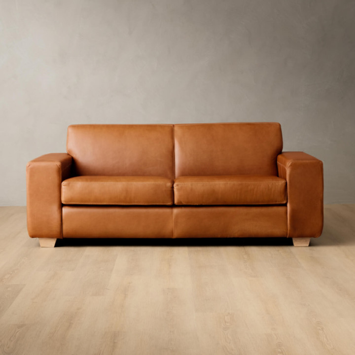 Demo - Karoo 2-Seater Leather Couch - Ginger - 1