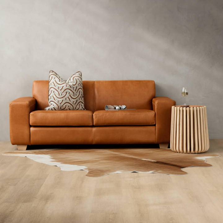 Demo - Karoo 2-Seater Leather Couch - Ginger - 2