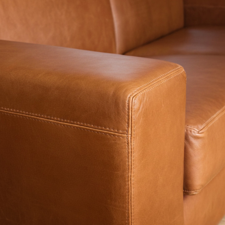Demo - Karoo 2-Seater Leather Couch - Ginger - 6