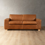 Karoo Leather Sleeper Couch - Butterscotch - 4