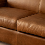 Karoo Leather Sleeper Couch - Butterscotch - 15
